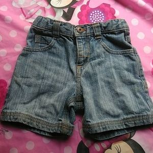 Unisex denim shorts